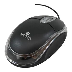 Mouse Alambrico Optico Usb 3 Botones Negro 120un