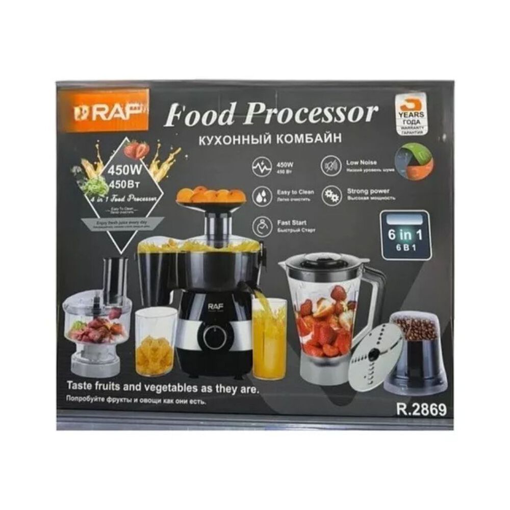 Procesador De Alimentos 6 En 1 Raf R2869 image number 1.0