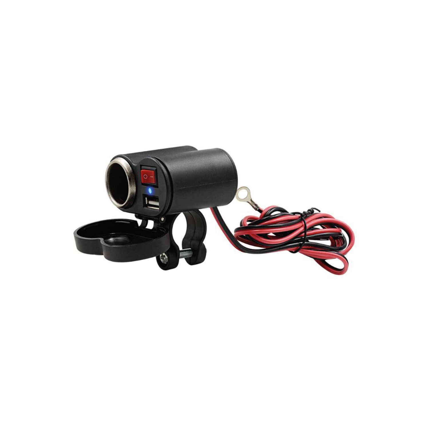 Cargador Usb Y Encendedor Para Motos Conexi&oacute;n 12v - Ps image number 0.0