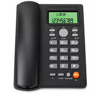 Tel&eacute;fono De Red Fija Uniden Con Manos Libre Sobre Mesa 7413