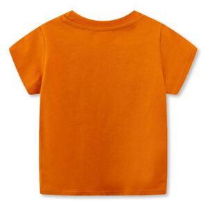 Polera Ni&ntilde;o Algod&oacute;n Manga Corta Jump Kids Leopardo Feliz 2 A 7 A&ntilde;os