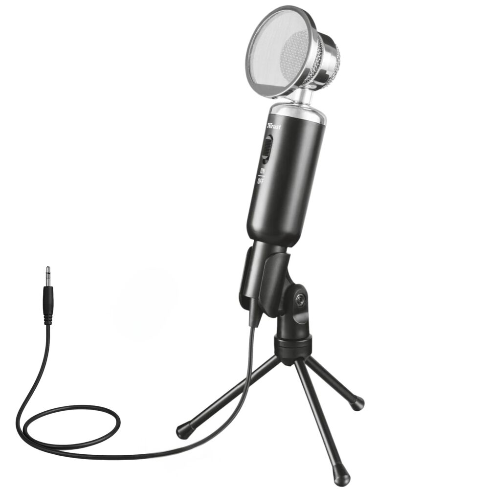 Microfono De Escritorio Trust Madell Jack 3.5mm Con Filtro Pop image number 1.0