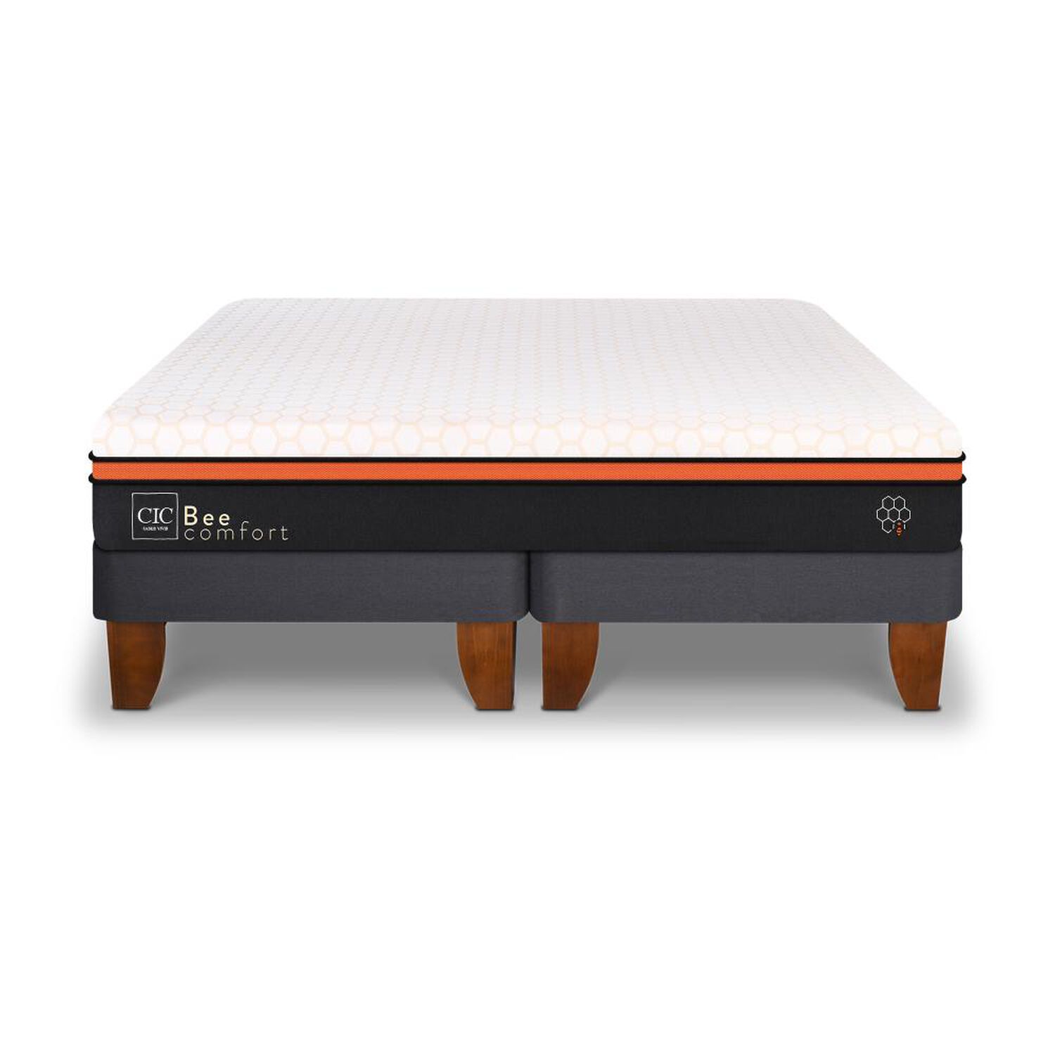 Cama Europea Cic Bee Comfort / King / Base Dividida image number 0.0