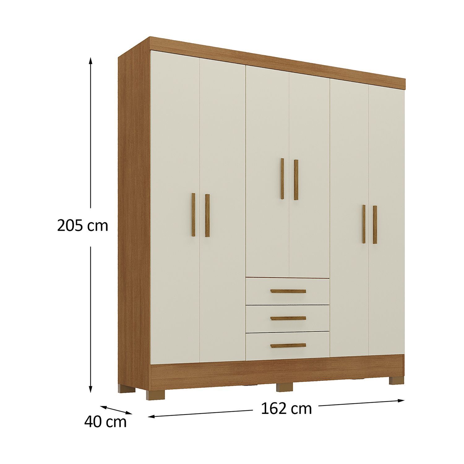 Cl&oacute;set Di Poretti Design Itacare / 6 Puertas / 3 Cajones image number 2.0