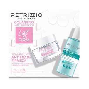 Tratamiento Antiedad Y Firmeza Crema Col&aacute;geno + T&oacute;nico Petrizzio