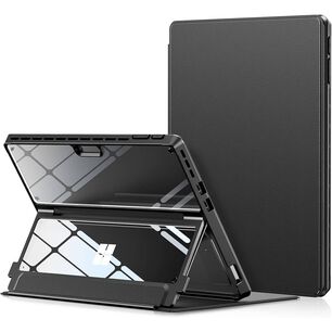 Funda Infiland Para Microsoft Surface Pro 9 De 13" De Alta Claridad Con Cubierta De Cuero Y Protecci&oacute;n Anti Ca&iacute;das
