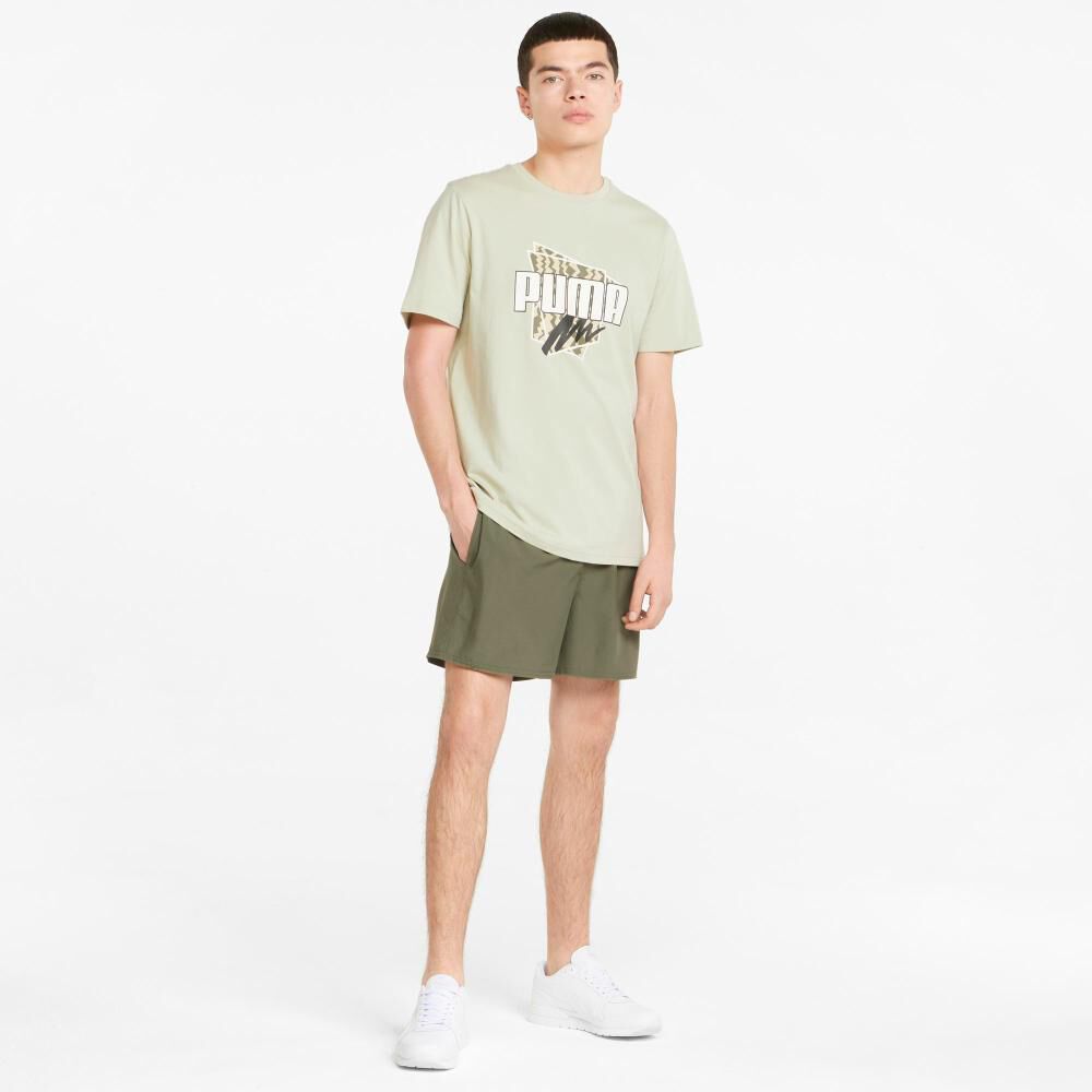 Short Deportivo Hombre Graphic Woven Puma image number 1.0