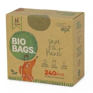 240 Bolsas Biodegradable En Rollos Ecologicas