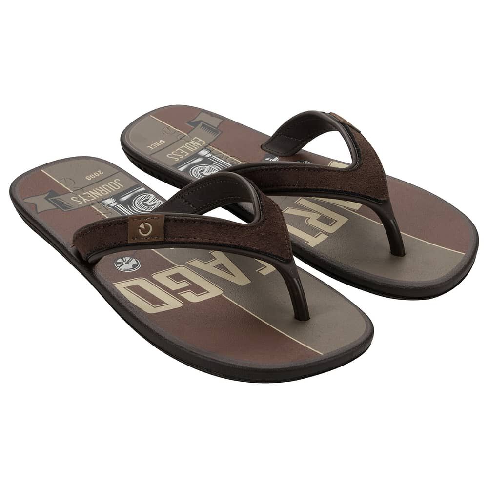 Sandalia Hombre Beige/marr&oacute;n Dakar Ad Cartago image number 1.0