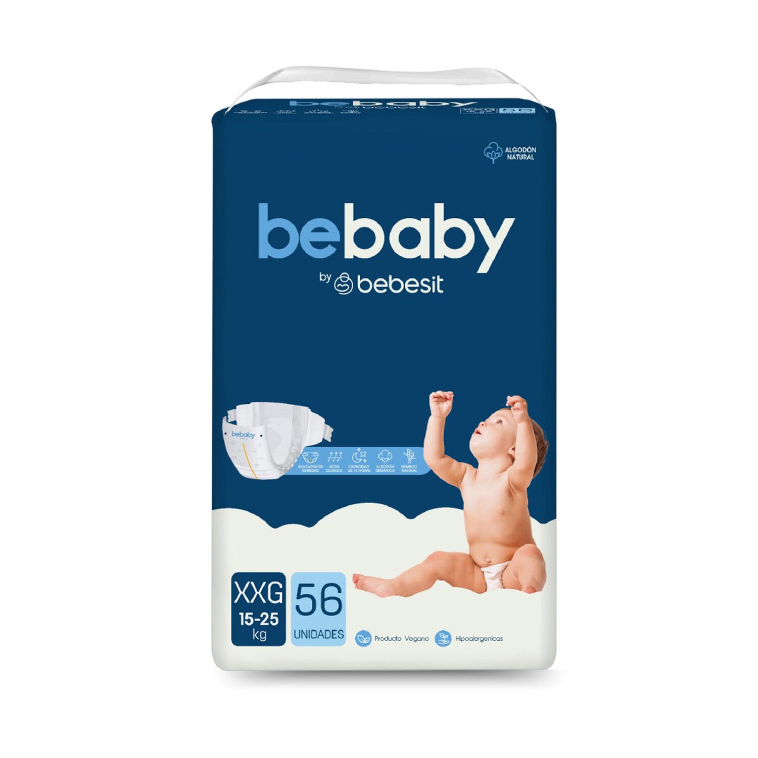 Pa&ntilde;ales Bebaby Premium By Bebesit Xxg 56u Hipoalerg&eacute;nico image number 0.0