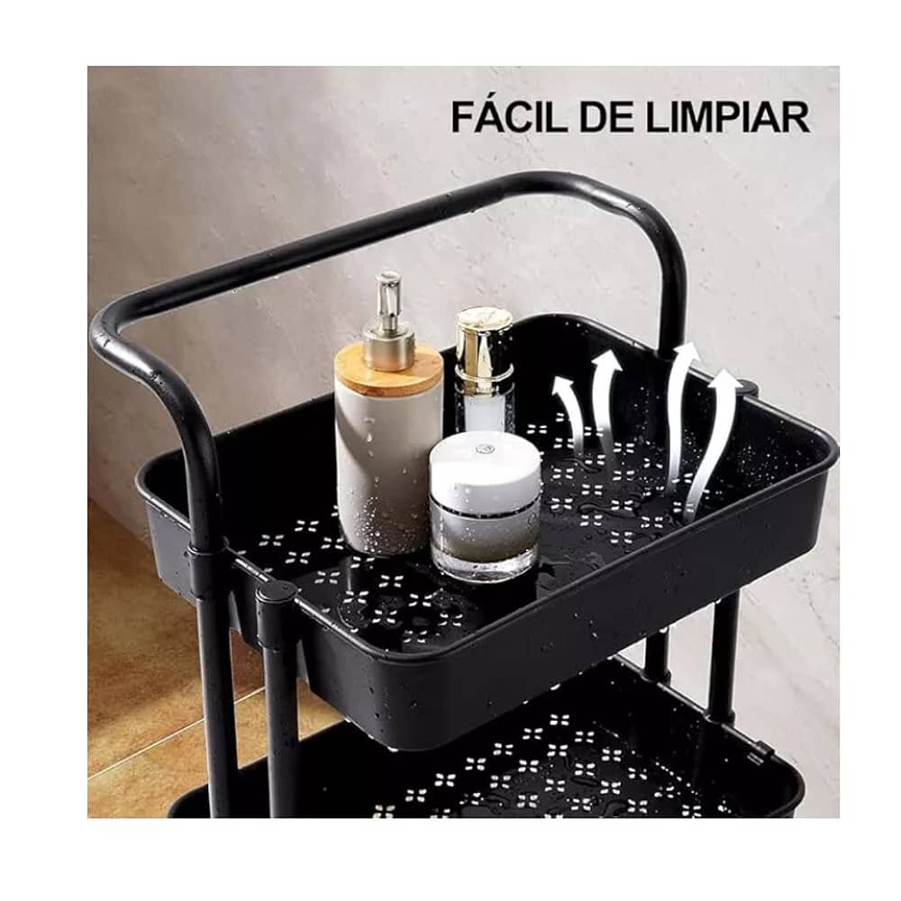 Carrito Organizador Con Ruedas Estante Espacio 3 Niveles image number 1.0