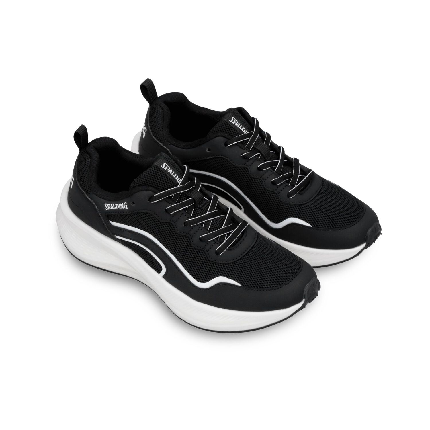Zapatilla Training Mujer Spalding Fitness Negro image number 3.0