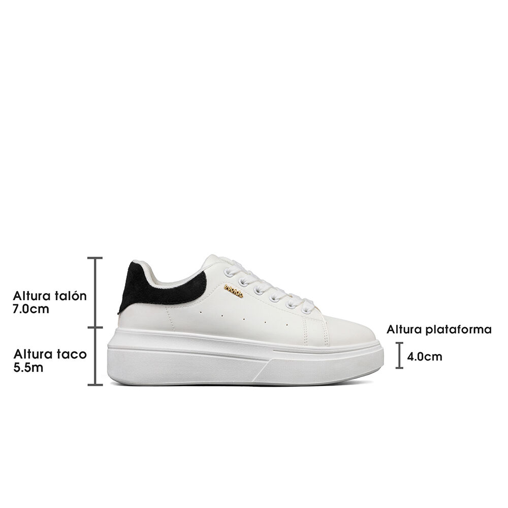 Zapatilla Urbana Plataforma Confort Mujer Weide Lt211 image number 4.0