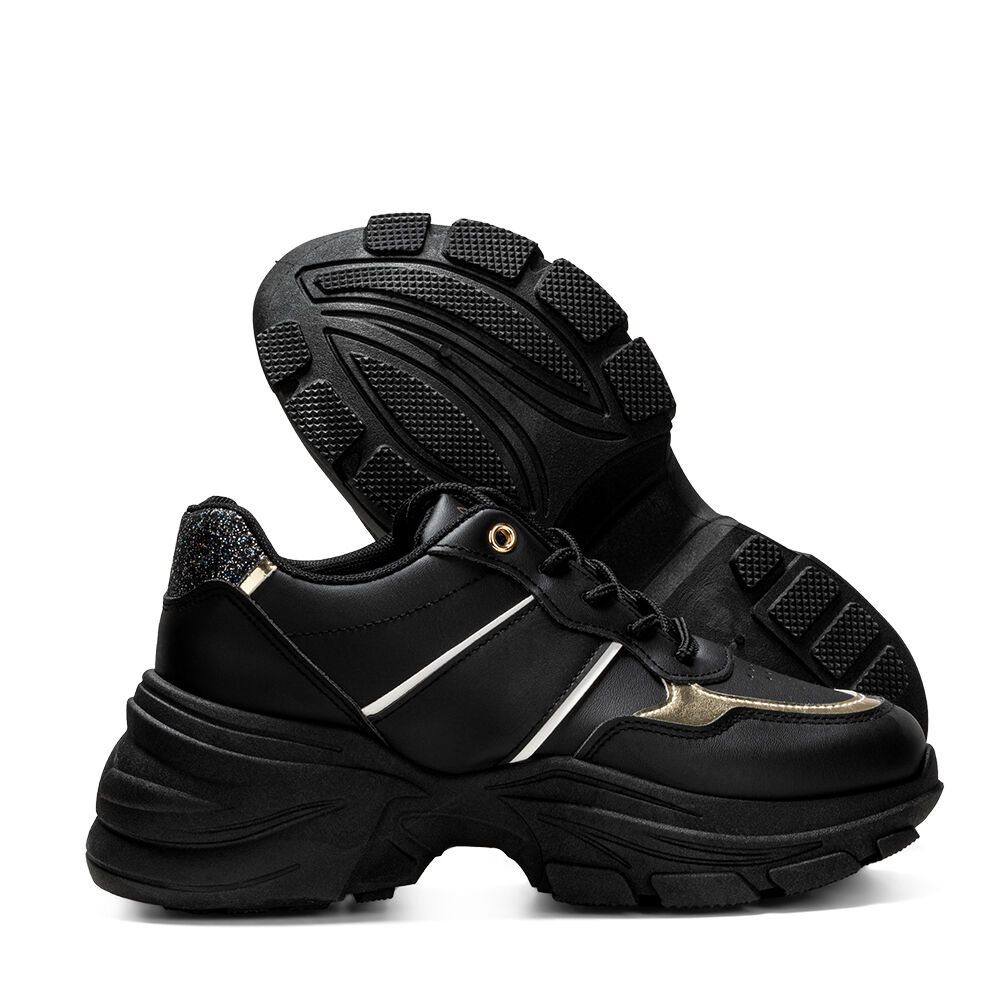 Zapatillas Negro Casual Mujer Weide Sl05 image number 4.0