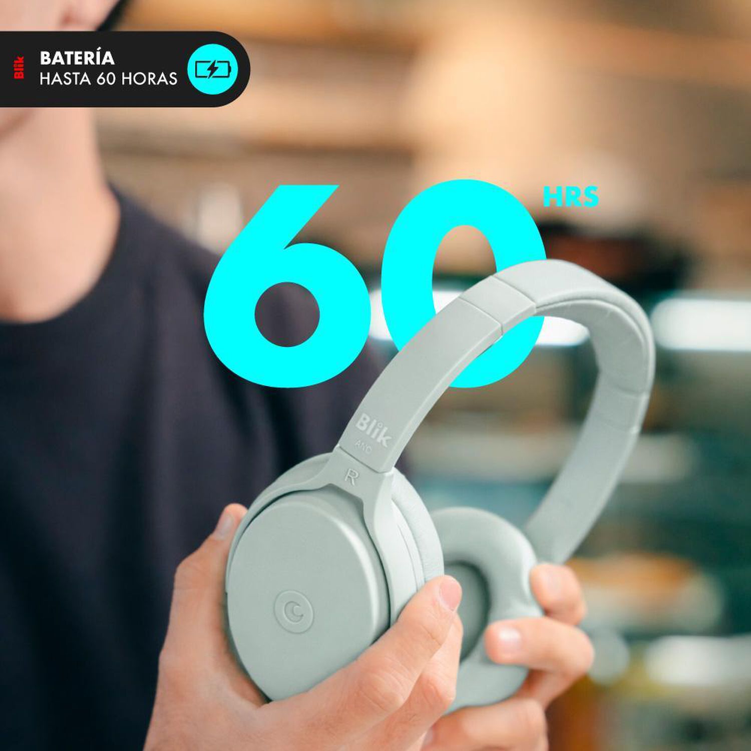 Aud&iacute;fonos Bluetooth Blik Neo-gre image number 4.0