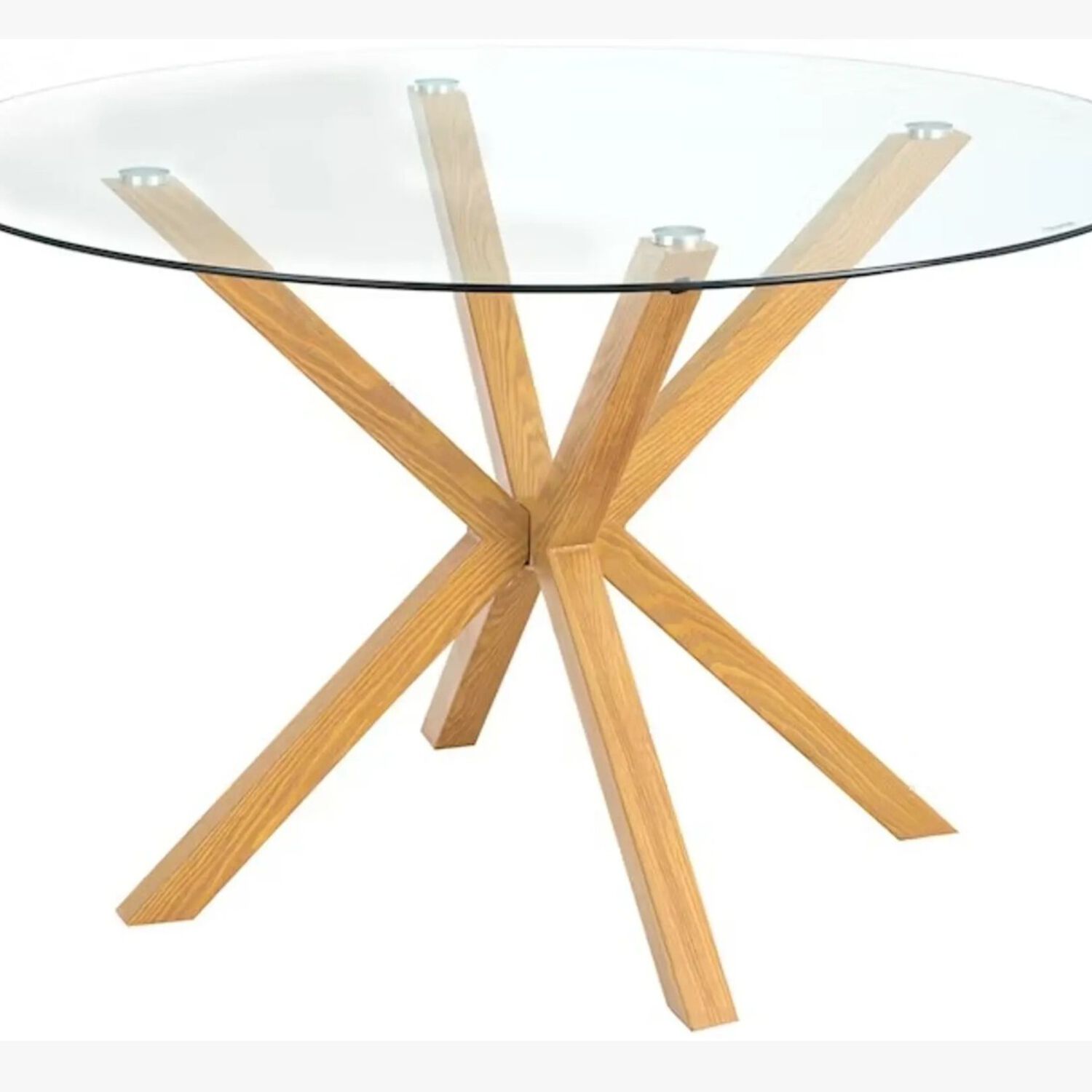Comedor Warwick 100cm + 4 Sillas Mariposa Wood Gris image number 3.0