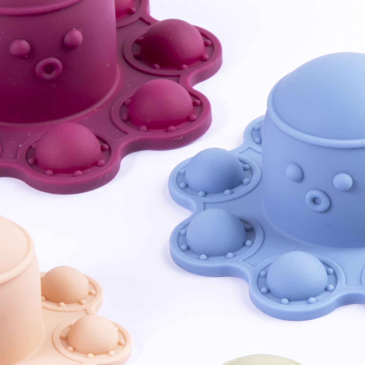 Juguete Torre Pulpo Montessori Silicona image number 4.0