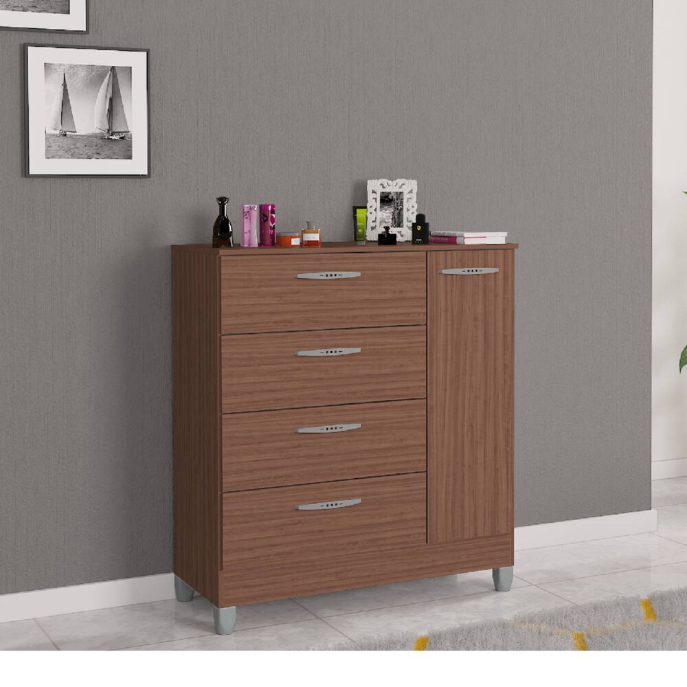 Comoda 4 Cajones 1 Puerta Miami image number 1.0