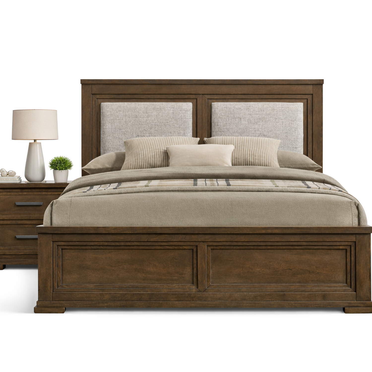 Cama Casaideal Austral  2 Plaza + Respaldo + Velador image number 0.0