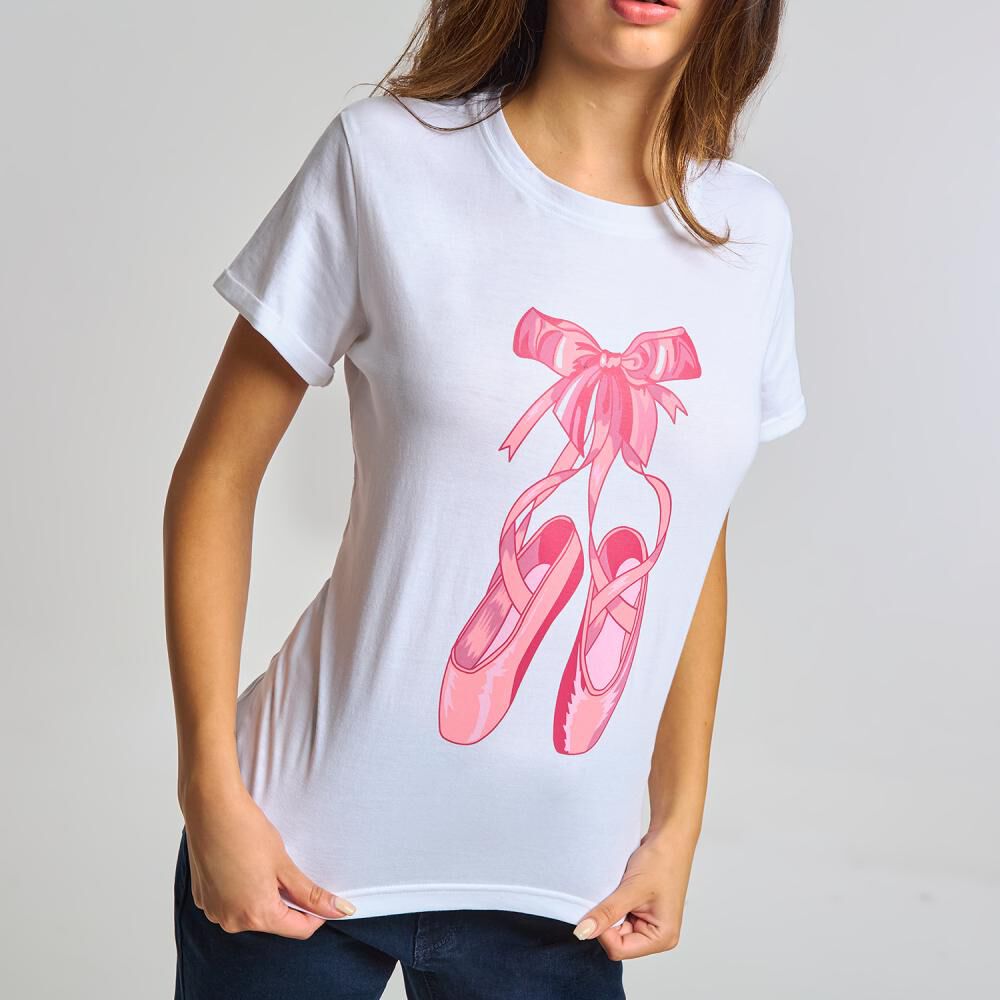 Polera Manga Corta Cuello Redondo Mujer Freedom image number 4.0