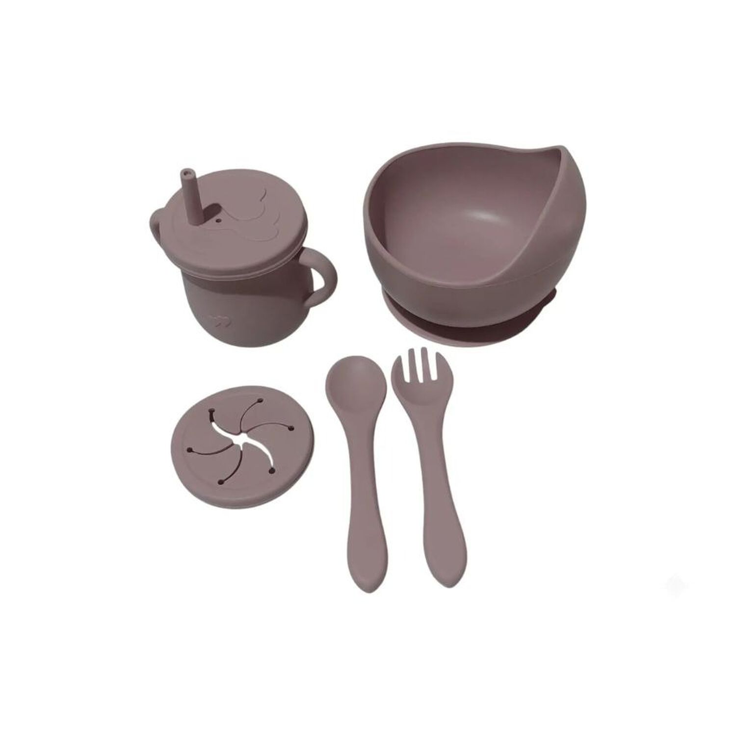 Set Alimentacion Bebe Silicona Plato Cangrejo image number 5.0