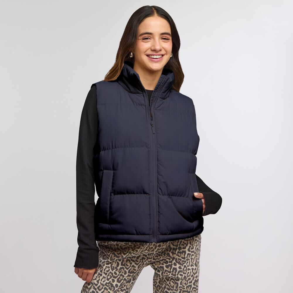 Parka Regular Sin Mangas Cuello Alto Mujer Freedom image number 0.0