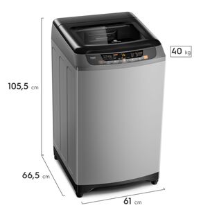 Lavadora Automática 18kg Disolución Máxima 18 Szg Gris
