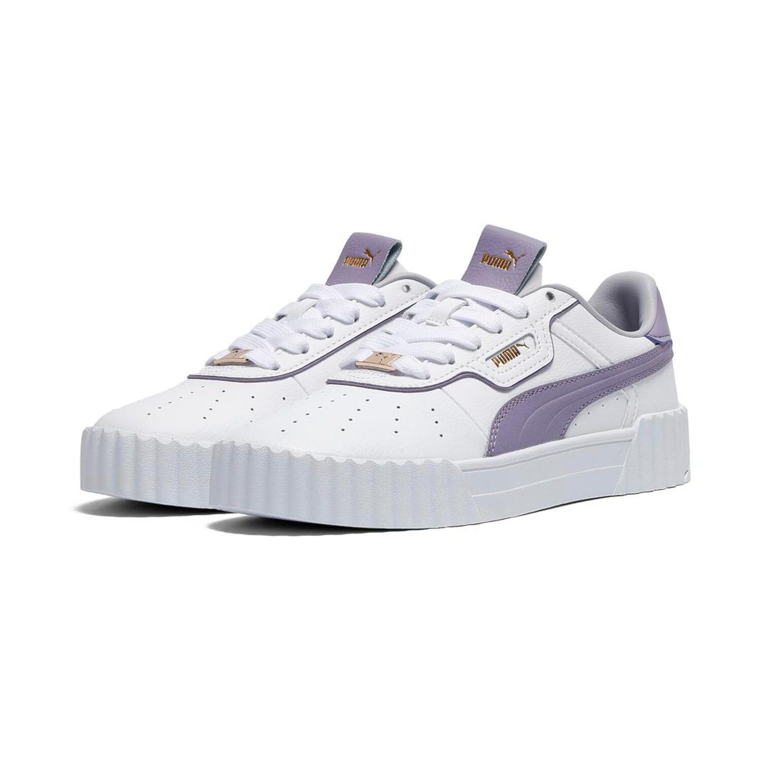 Zapatilla Urbana Mujer Puma Carina 3.0 Luxe White-lilac Luster image number 0.0