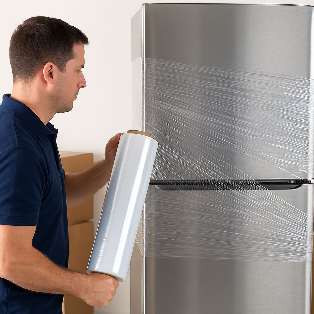 6 Rollos De Film Embalaje Transparente Pl&aacute;stico Stretch Paletizador Alusa image number 7.0