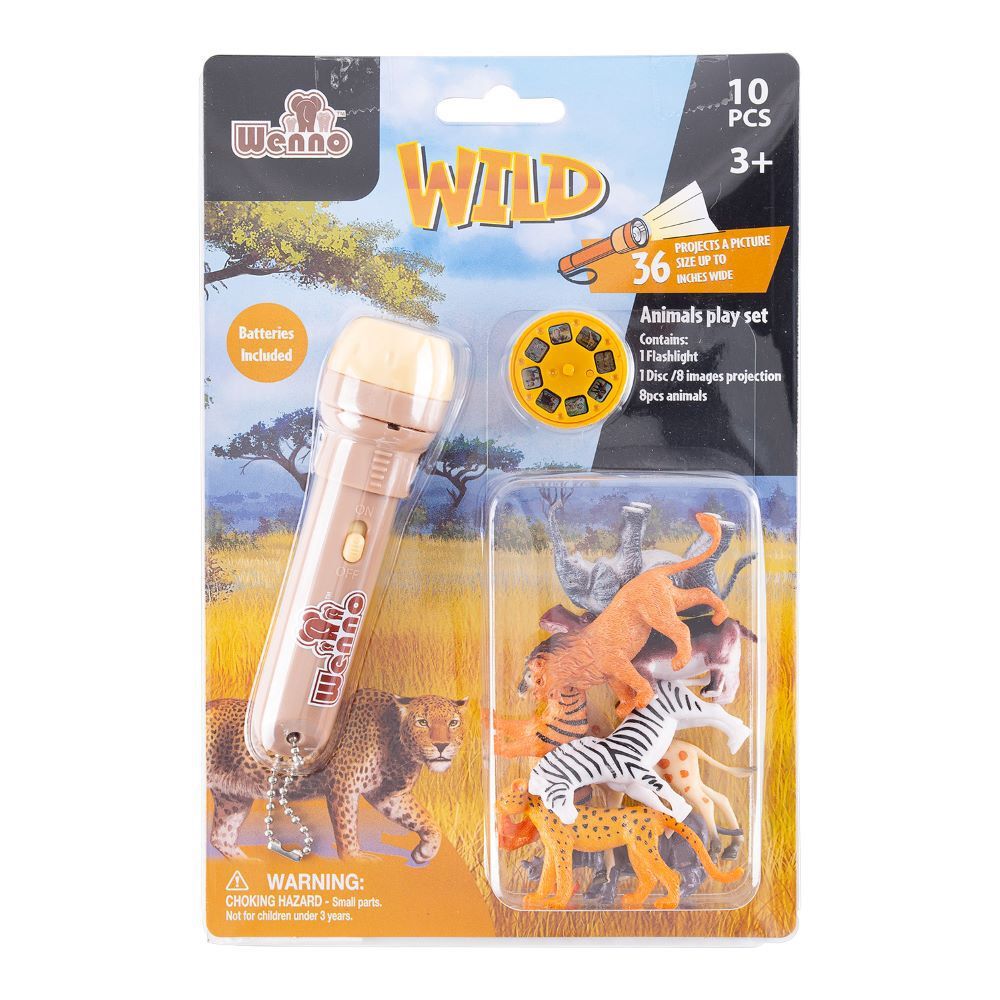 Linterna Con Proyección Animales Salvajes image number 0.0