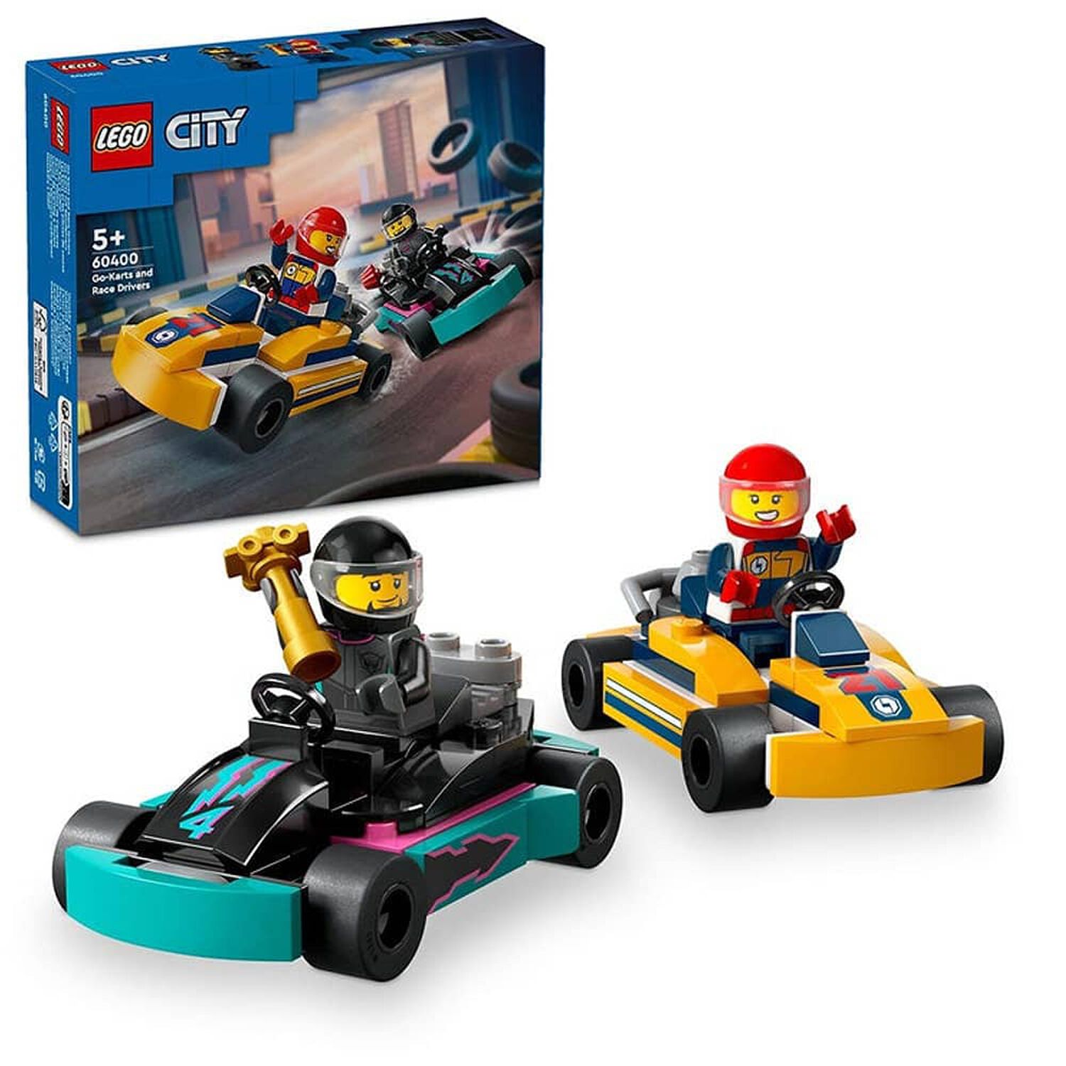 Lego City - Go-karts Y Pilotos De Carreras - 60400 image number 0.0