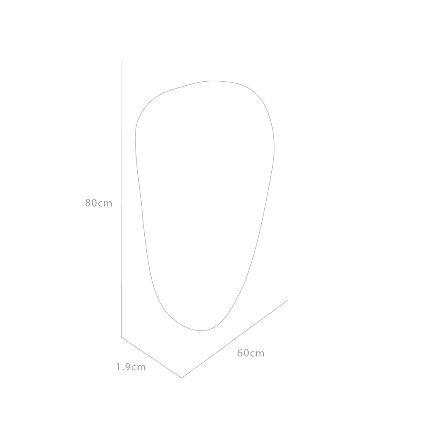 Espejo 80x60x1,9 Cm Forma Irregular image number 8.0