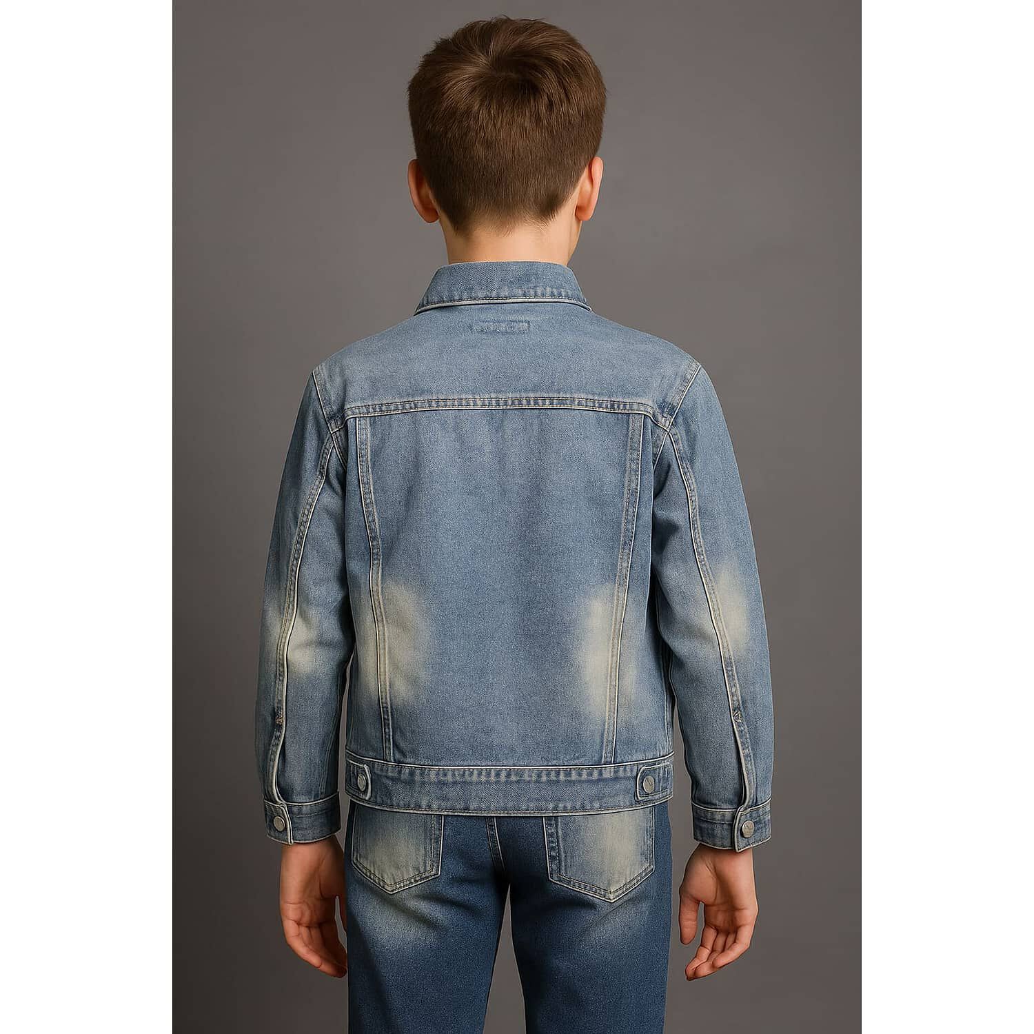 Chaqueta Mezclilla Ni&ntilde;o Look Urbano Y Funcional image number 1.0