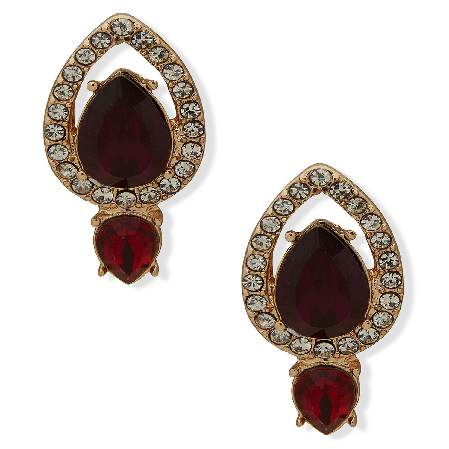 Aros Anne Klein Rojo Mujer 01g00724 image number 0.0