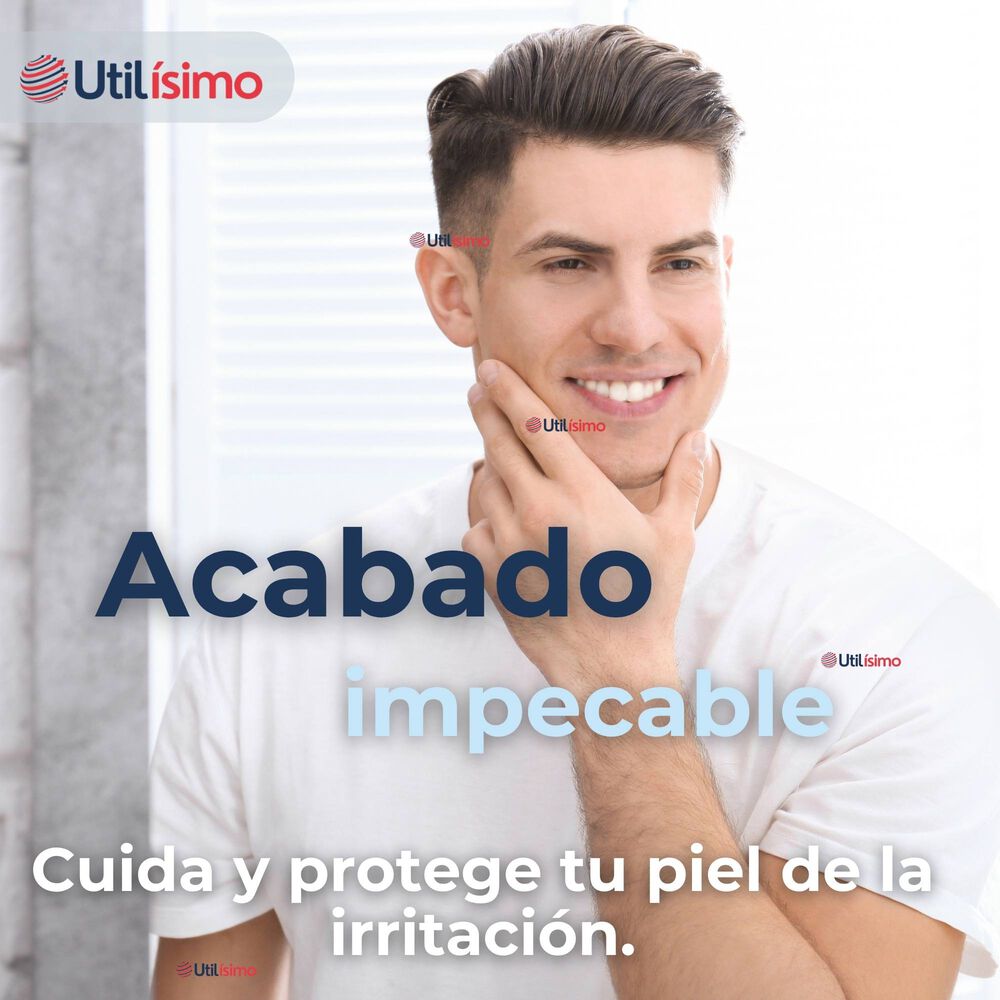 Máquina De Afeitar 3 En 1 Recargable Inalámbrica Usb Color Plateada image number 6.0