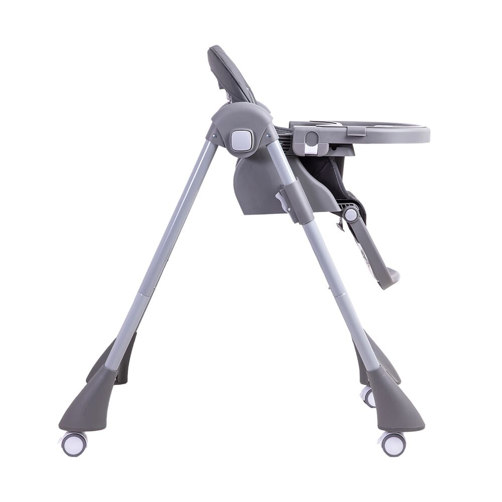 Silla De Comer Bebe Reclinable Plegable Easy Eat Gris image number 6.0