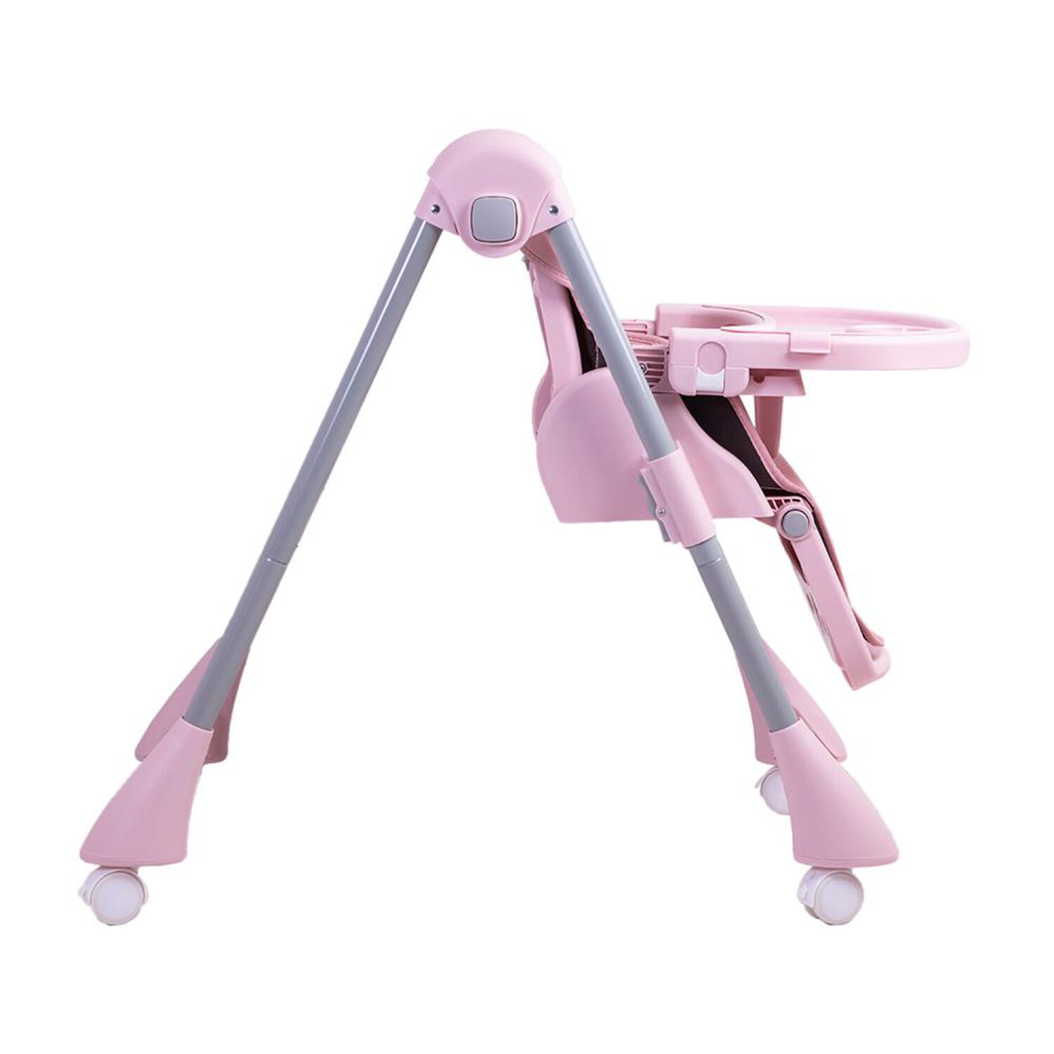 Silla De Comer Bebesit Bebe Reclinable Plegable Easy Eat Rosada image number 4.0