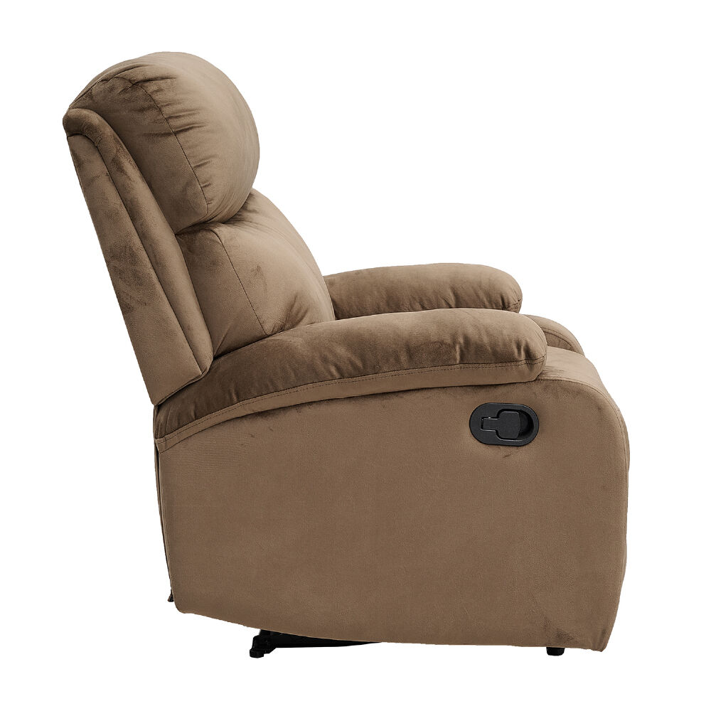 Berger Reclinable Milan Terciopelo Café image number 3.0