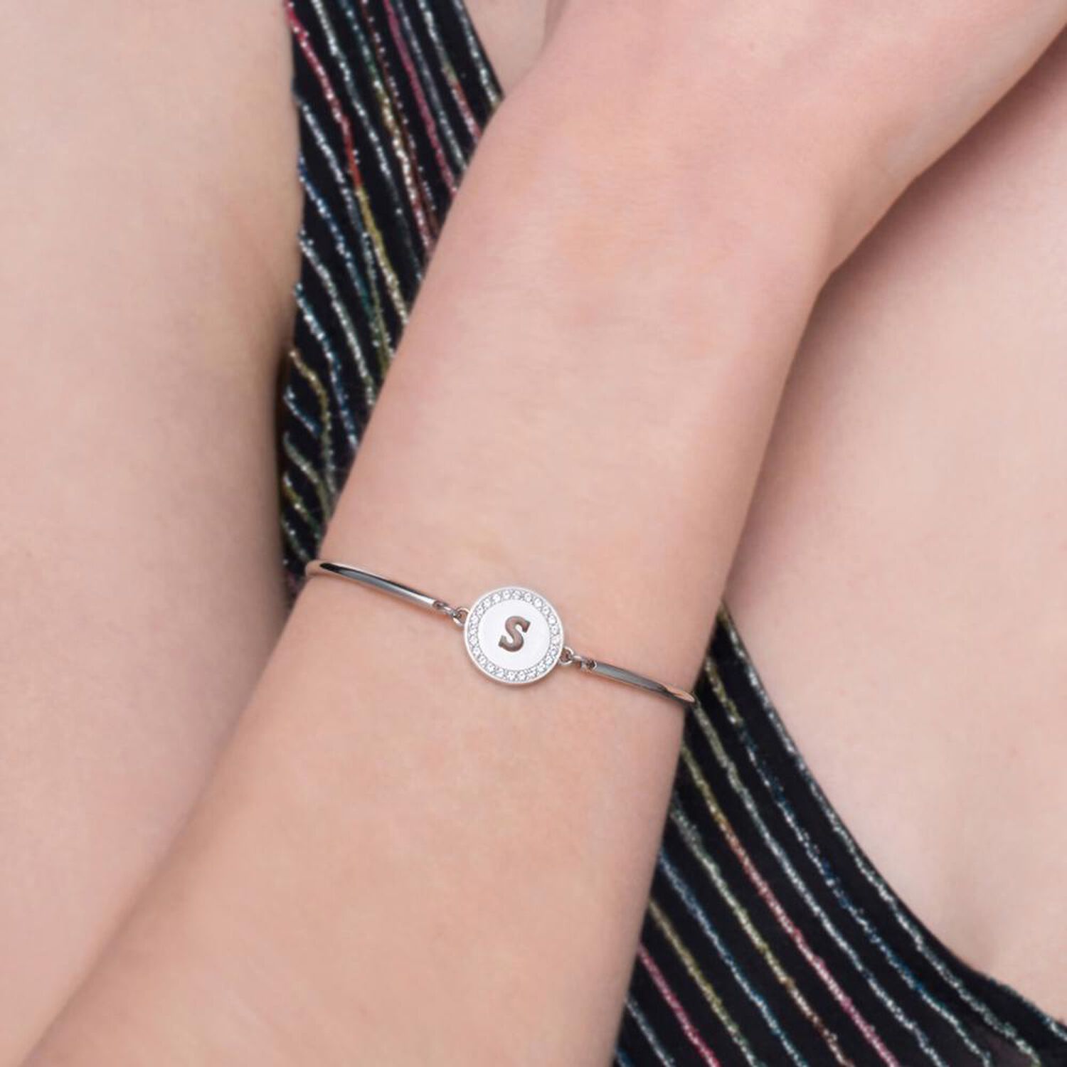 Pulsera Brosway Chakra Plateada Bhk142 image number 1.0
