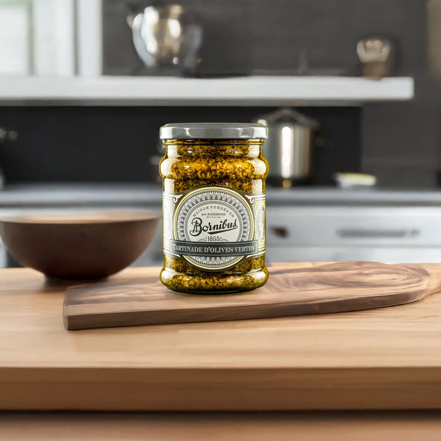 Pasta Aceitunas Verdes Bornibus 1 X 250 Gr image number 1.0