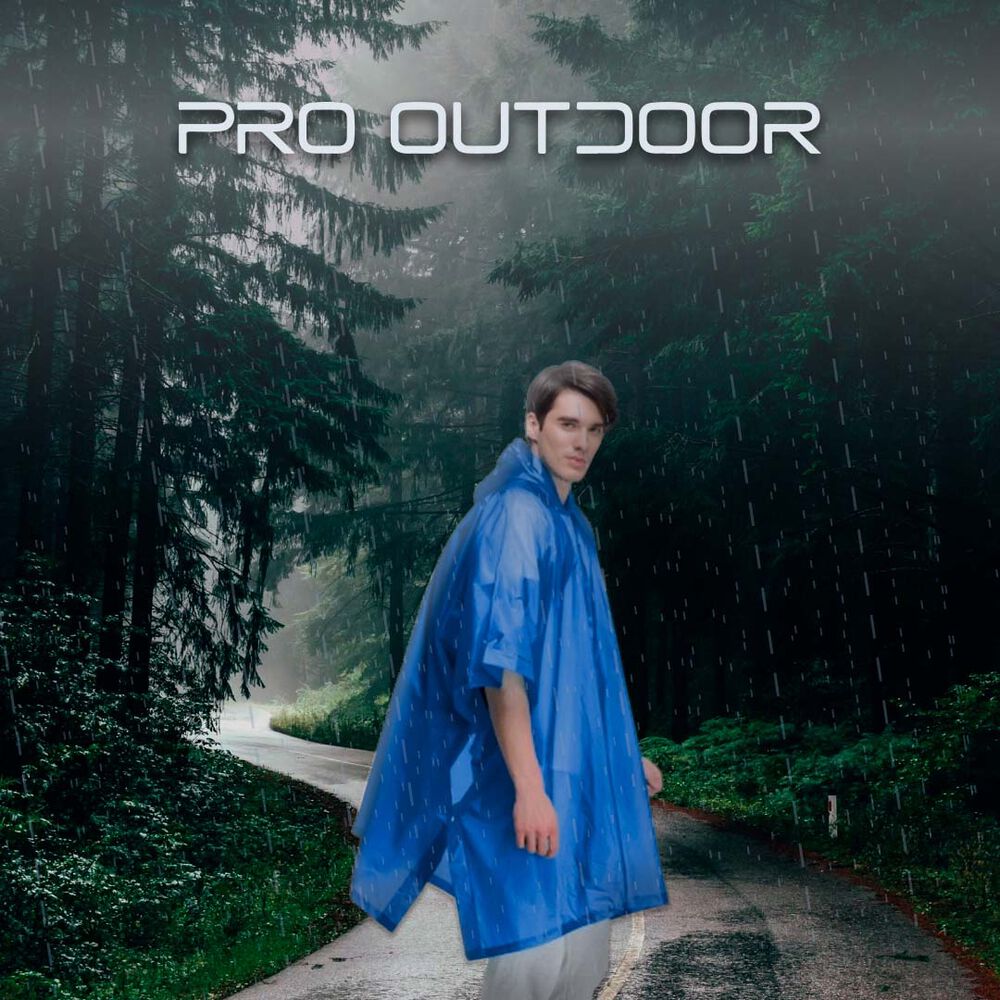 Poncho Para Lluvia Impermeable Pro Outdoor image number 4.0