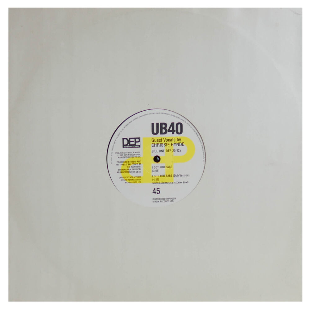 Ub40 Ft. Chrissie Hynde - I Got You Babe | 12" Maxi Single Usado image number 0.0
