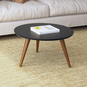 Mesa De Centro Alba Preto 60x60x32