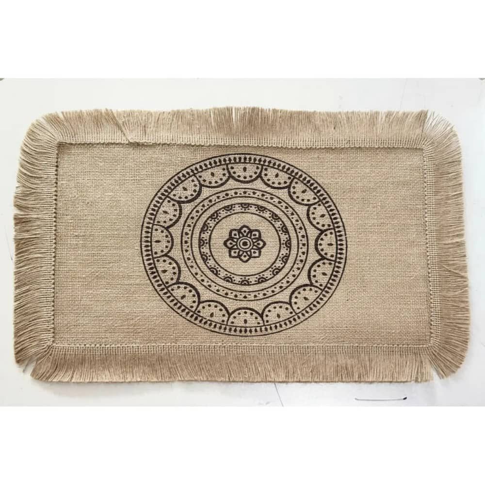 Set De 6 Individuales Yute - M&aacute;ndala image number 2.0
