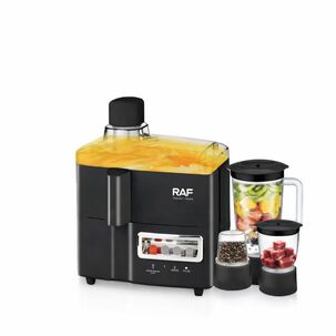 Extractor De Exprimidor Raf 4 En 1 Licuadora Raf R2819 Negro