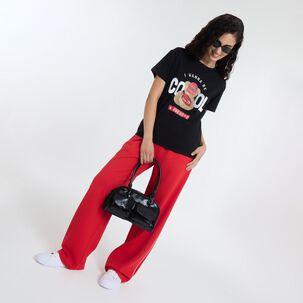 Polera Print Moda Manga Corta Cuello Redondo Mujer Freedom