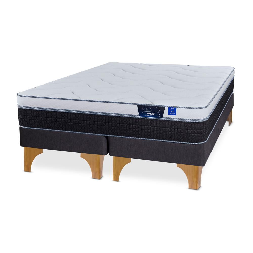 Cama Europea Flex Nexus / 2 Plazas / Base Dividida image number 1.0