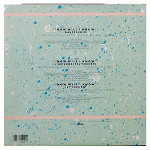 Whitney houston - how will i know | 12'' maxi single vinilo usado