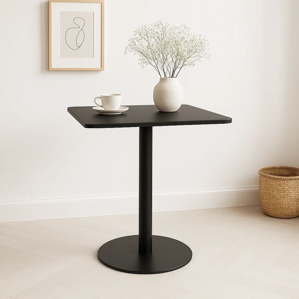 Mesa Restaurant 70x70 Tubo Metal Cubierta Mdf image number 3.0