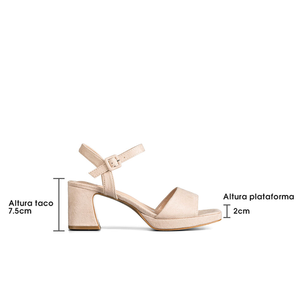 Sandalia De Vestir Fiesta Taco Medio Mujer Weide You238 image number 6.0